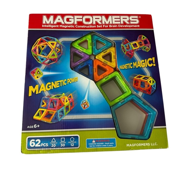 Magformers intelligent magnetic construction set for brain development NIB - Picture 1 of 16